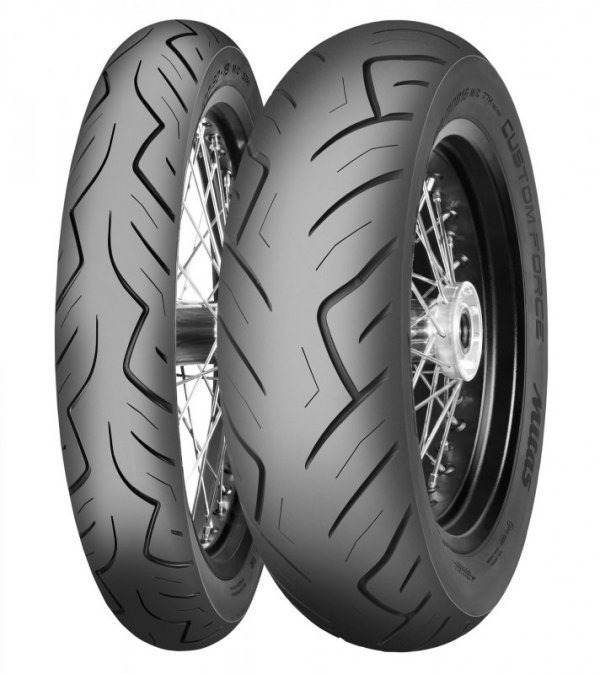 MITAS OPONA 130/90-16 CUSTOM FORCE 67H TL PRZÓD DOT 06/2026 (593469)