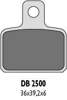 DELTA BRAKING KLOCKI HAMULCOWE KH351 - ZASTĘPUJĄ DB2500MX-D I DB2500QD-D (TRIAL OSSA , SCORPA , SHERCO , TRS , MONTESA , GAS GAS