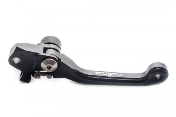ACCEL DŹWIGNIA (KLAMKA NIEŁAMKA) HAMULCA YAMAHA YZF 250 07-26, YZF 450 08-26, YZ125/250 08-26, KAWASAKI KXF`13-20 KOLOR CZARNY