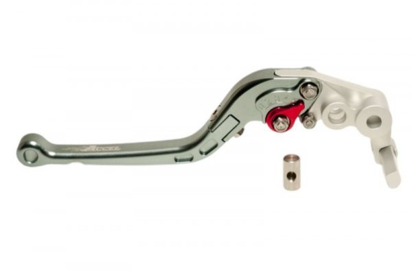 ACCEL DŹWIGNIA (KLAMKA NIEŁAMKA) HAMULCA HONDA CBR 600 RR 07-13,CBR 1000 RR 04-13,CB 1000R 08-09 KOLOR SZARY (DHH01SA) (AFBL-08-