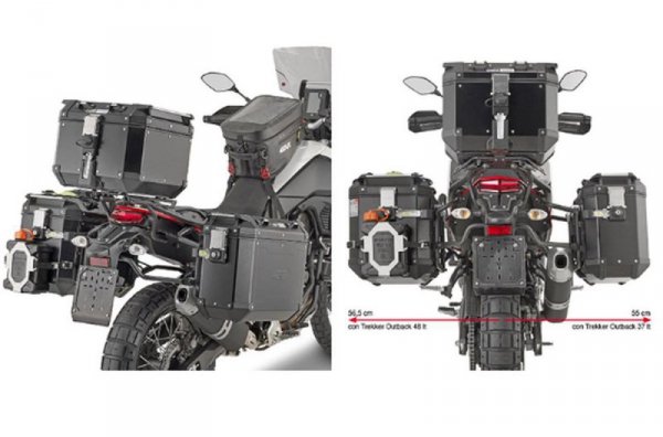 KAPPA STELAŻ KUFRÓW BOCZNYCH MONOKEY CAM SIDE YAMAHA Tenere 700 /WORLD RAID 19-24 - POD KUFRY KFR KFORCE ORAZ KVG KVOYAGER ALU