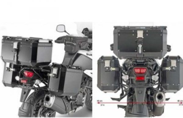 KAPPA STELAŻ KUFRÓW BOCZNYCH MONOKEY CAM SIDE SUZUKI V-Strom 1050 XT/DE/SE 20-25, - POD KUFRY KFR KFORCE ORAZ KVG KVOYAGER ALU -
