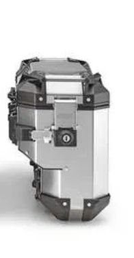 KAPPA KUFRY BOCZNE 37L LEWY I 33L PRAWY WCIĘTY MONOKEY CAM SIDE KVG37AL KVGS33AR KVOYAGER ALUMINIOWE KOLOR SREBRNY