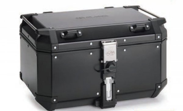 KAPPA KUFER CENTRALNY 58L MONOKEY KVG580B KVOYAGER ALUMINIOWY KOLOR CZARNY ANODOWANY BLACK LINE