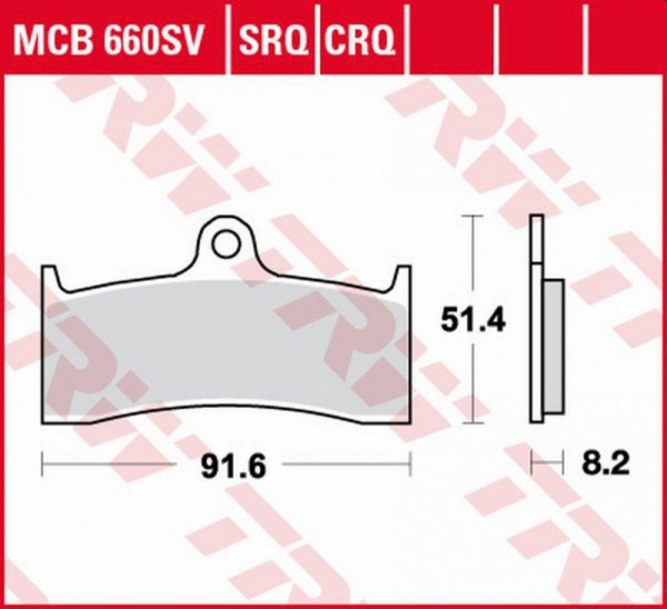 TRW ZF KLOCKI HAMULCOWE KH424 SINTER STREET BUELL M2/S3/X1 1200 98-02, HONDA CB 1300 98-00, KAWASAKI ZX-7RR 96-99, MV AUGUSTA F4