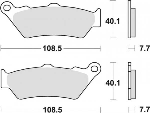 TRW ZF KLOCKI HAMULCOWE KH209 KH209/2 SINTER STREET APRILIA PEGASO 650 97-10 ETV 1000 CAPONORD 01-09, BMW F 650 / CS / GS / DAKA