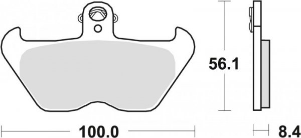 TRW ZF KLOCKI HAMULCOWE KH407 KH246 SINTER STREET BMW K1 88-93, K 100 89-92, R 1100 GS / R / RS / RT / S / ST 93-06, R 1150,GS 9