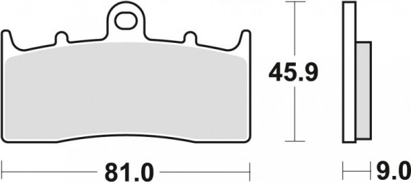 TRW ZF KLOCKI HAMULCOWE KH294 SINTER STREET BMW R 1100 S 01-05, R 1150 GS / ADV / R / RS 00-06, K 1200 LT 00-09, R 1200 C / CL 0