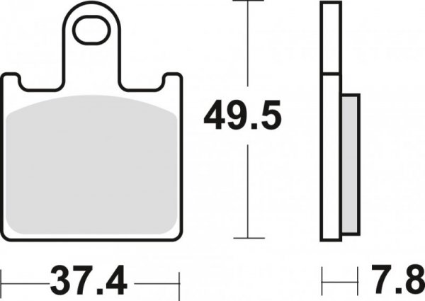 TRW ZF KLOCKI HAMULCOWE KH417 SINTER STREET KAWASAKI ZX6R 07-16, Z 750 11-14, PRZÓD