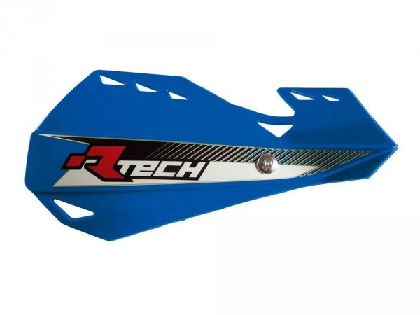 Racetech osłony rąk DUAL EVO cross/enduro z mocowaniami niebieski