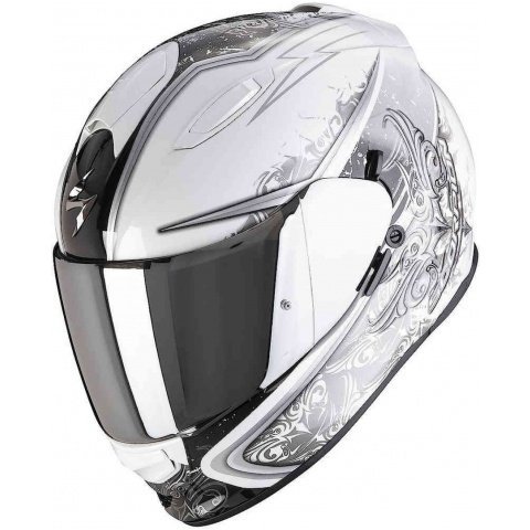 SCORPION KASK EXO-491 RUN WHITE-BLACK
