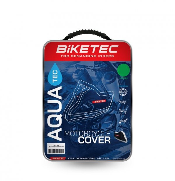 BIKETEC AQUATEC POKROWIEC WODOODPORNY NA MOTOCYKL / SKUTER r. S