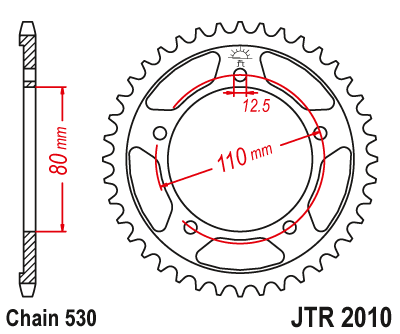 DID JT zestaw napędowy Triumph 900 Trophy / 96-97