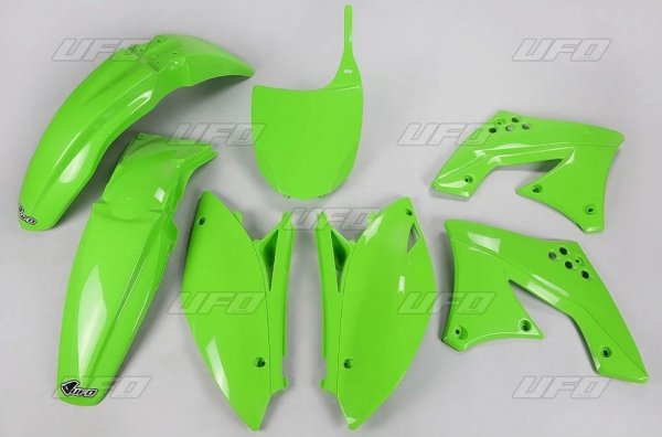 UFO KOMPLET PLASTIKÓW KAWASAKI KXF 250 '09-'12 KOLOR ZIELONY