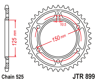  DID JT zestaw napędowy KTM 950 LC8 Adventure/S (03-06)