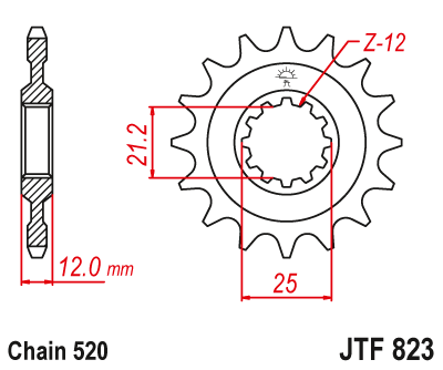 DID JT zestaw napędowy Husaberg 350 Enduro / 92 - 95