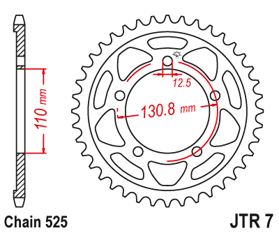 DID JT zestaw napędowy BMW S1000 R (13-20)