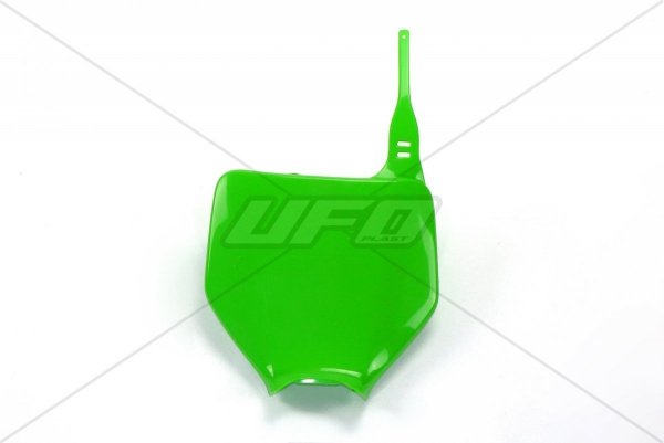 UFO TABLICA NA NUMER STARTOWY KAWASAKI KX 125/250 '03-'08 KOLOR ZIELONY