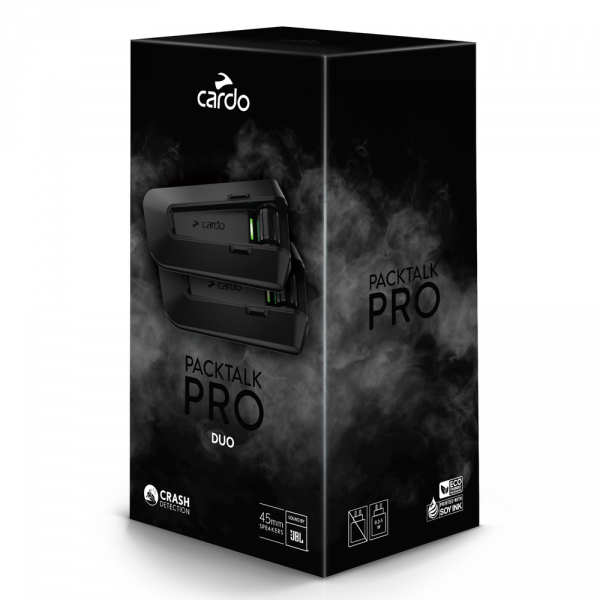 CARDO Packtalk PRO DUO Interkom motocyklowy (zestaw na 2 kaski)