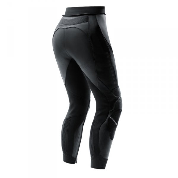SPODNIE MOTOCYKLOWE SKÓRZANE DAMSKIE REBELHORN DIVA BLACK W40