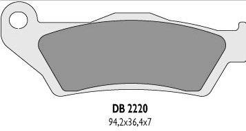 Delta Braking KTM SX-F 250 (09-10) klocki hamulcowe przód