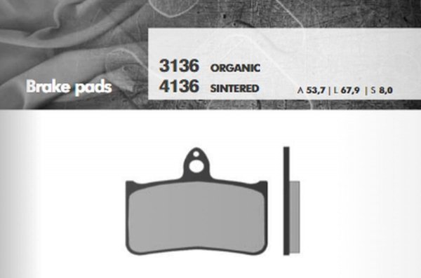 BRENTA KLOCKI HAMULCOWE PRZÓD HONDA CB 1300X4 (SC38) (97-00) 