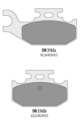 Delta Braking klocki hamulcowe lewy tył Yamaha 700 YFM Raptor 06-08 R 