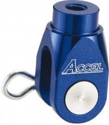 Accel końcówka ośki pompy hamulcowej tył - Suzuki RMZ 250 (07-10) - niebieski