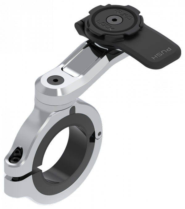 Chromowana podstawa montowana na kierownicy Quad Lock® PRO Duża