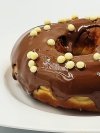 Donut z ciemną czekoladą