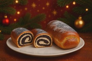 Makowiec drożdżowy zwijany 