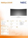 Monitor MultiSync EX341R wh 34cale 3440x1440, 290cd/m2