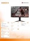 Monitor 31.5 cali 32GN550-B FHD UltraGear 165Hz 1ms MBR