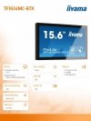 Monitory 16 cali TF1634MC-B7X 10PKT.IP65,HDMI,DP,IPS,450cd/m2