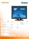 Monitor 19 cali T1931SR-B6 RESIS.IP54,HDMI,DP,VGA.