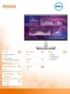Monitor P2223HC 21.5 cali IPS LED Full HD (1920x1080)/16:9/HDMI/DP/USB-C/4xUSB/3Y AES&PPG