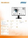 Monitor PRO MP241X 23.8 VA/FHD/4ms/75Hz/250nits