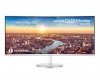 Monitor 34 cale LC34J791WTPXEN VA 3440x1440 Ultra WQHD 21:9 1xHDMI/1xDP/2xThunderbolt 3.0 4 ms (GTG) głośniki zakrzywiony biały 