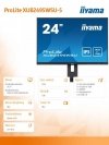 Monitor 24.1 cala XUB2495WSU-B5 IPS,16:10,HAS(150mm),4xUSB