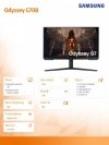 Monitor 28 cali LS28BG700EPXEN IPS 3840x2160 UHD 16:9 2xHDMI 1xDP LAN(RJ45)  2xUSB 3.0 1ms(GTG) WiFi/BT głośniki płaski HAS+PIV 