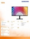 Monitor 27 cali ViewFinity S60A IPS 2560x1440 WQHD 16:9 1xHDMI 1xDP 3xUSB 3.0, 1xUSB 2.0 5ms PinP/PbyP 75Hz HAS+PIV płaski 3YOn-