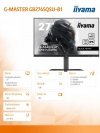 Monitor 27 cali G-Master GB2745QSU-B1 IPS,QHD,100Hz,1ms,2xUSB,2x2W,FreeSync,  HAS(150mm)