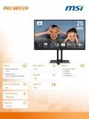 Monitor PRO MP251P   24.5 cala/LED/FHD/Flat/100Hz/Czarny