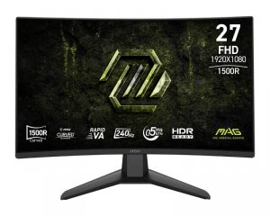 Monitor MAG 274CF X24  27cali/LED/FHD/CURVE/240Hz/Black