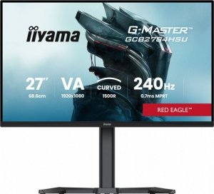 Monitor 27 cali GCB2784HSU-B1 FHD, 0.7ms, VA, 1500R, 240Hz, 2xHDMI, DP, 2xUSB, FreeSync Premium -1920x1080 (48-240Hz), HDR10, 2x2W, HAS150(PIVOT)