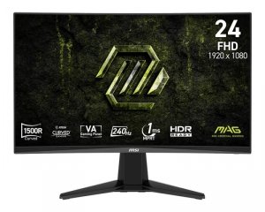 Monitor 23.6 cala MAG 245C X24 LED/FHD/Curved/240Hz/czarny