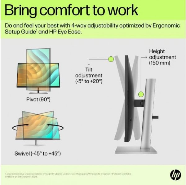 Monitor 27 cali E27u G5 QHD USB-C 6N4D3AA#ABB
