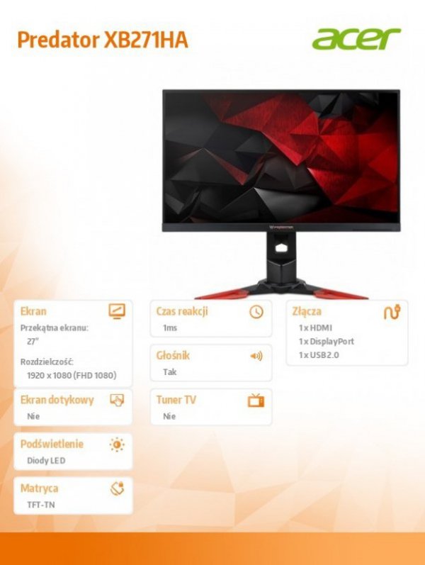Monitor 27 XB271HAbmpirzx