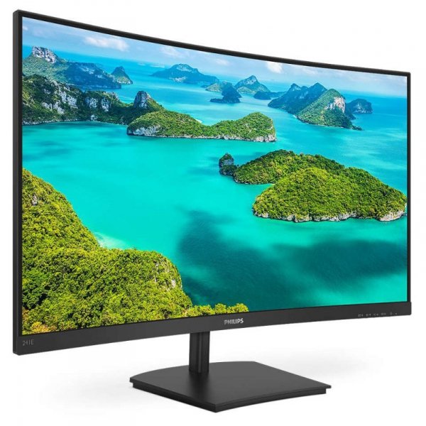 Monitor 241E1SCA 23.6 cali VA Curved HDMI Głośniki