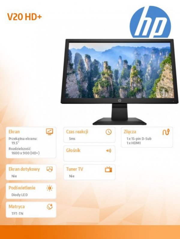 Monitor V20 HD+ 1H850AA